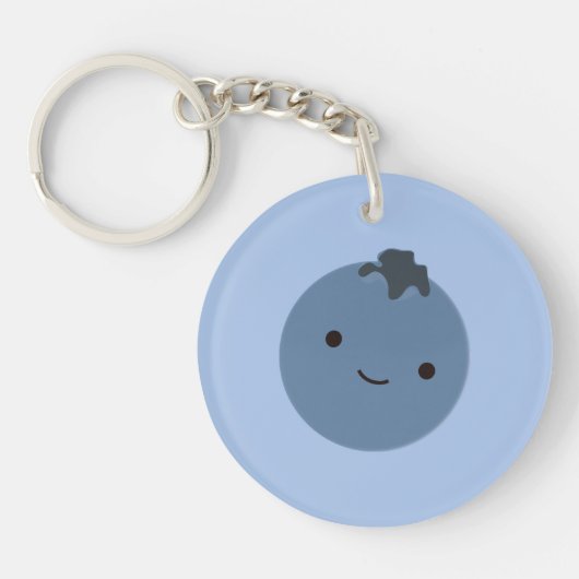 Cute Blueberry Sleutelhanger (Voorkant)