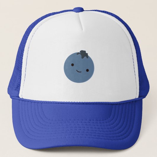 Cute Blueberry Trucker Pet (Voorkant)