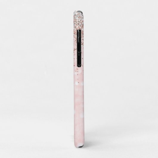 Cute blush roze faux Case-Mate iPhone case (Achterkant/links)