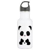 Cute Blushing Panda Beer Waterfles (Voorkant)