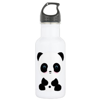 Cute Blushing Panda Beer Waterfles