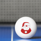 Cute Blushing Santa Pingpongballen (Net)