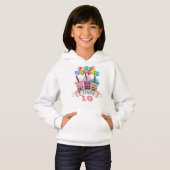 Cute Boba Tea Sweat - shirt à capuche de fête d'an (Devant entier)