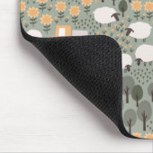 Cute Boerderij Scene Pattern Muismat (Hoek)