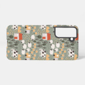 Cute Boerderij Scene Pattern Samsung Galaxy Hoesje (Achterkant horizontaal)