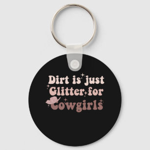 Cute Boho Aesthetic Southern Cowgirl Country Music Sleutelhanger