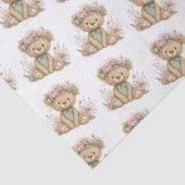 Cute Boho Animal Birthday Party Tissuepapier (Detail)