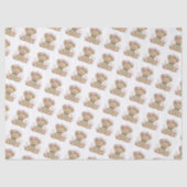 Cute Boho Animal Birthday Party Tissuepapier (Voorkant)