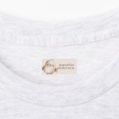 Cute Boho Animals Girl Kids Watercolor Name Labels (Aangebracht)