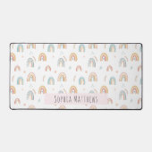 Cute Boho Aquarelle Motif arc-en-ciel (Recto)