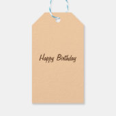 Cute boho floral rabbit custom  cadeaulabel (Achterkant)