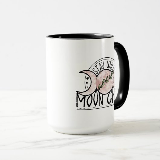 Cute Boho Goth Café Mug (Devant droit)