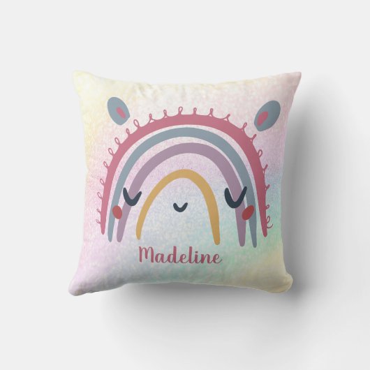 Cute Boho Rainbow Kussen (Achterkant)