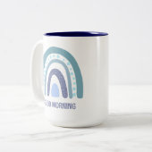 Cute Boho Rainbow Morning Coffee Mug (Devant gauche)