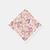 Cute Boho Rainbow Pattern Servet (Hoek)