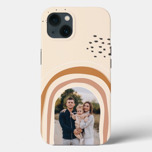 Cute Boho Rainbow Personnaliser Votre coque iphone (Verso)