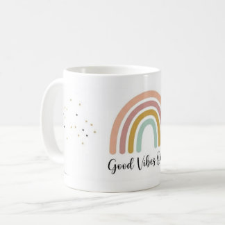 Cute Boho Regenboog Koffiemok - Esthetische kop