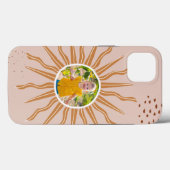 Cute Boho Sun Personnalisez votre coque iphone pho (Verso (horizontal))