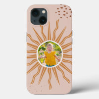 Cute Boho Sun Personnalisez votre coque iphone pho