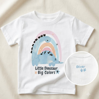 Cute Boho Watercolor Dinosaur Toddler, Personalize