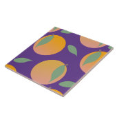 Cute Bold Jumbo Sinaasappels Tegeltje (Zijkant)