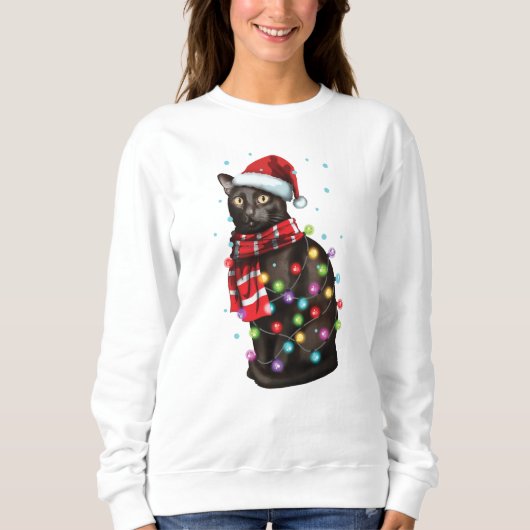 Cute Bombay Cat Funny kerstfeestcadeaus Trui (Voorkant)