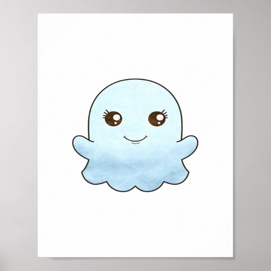 Cute Boo Design Trendy Unique Poster (Voorkant)