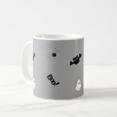 Cute boo ghost tasse de café (Devant gauche)
