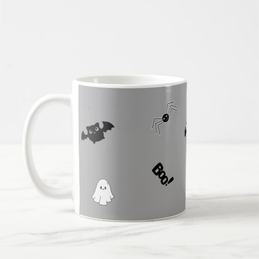Cute boo ghost tasse de café (Gauche)