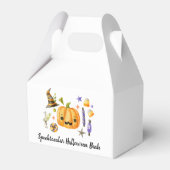 Cute Boo Pumpkin Spooktacular Halloween Bash Bedankdoosjes (Achterkant)