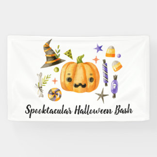 Cute Boo Pumpkin Spooktacular Halloween Bash Spandoek
