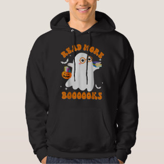 Cute Books Ghost leest meer boeken grappige leraar Hoodie