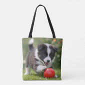 Cute Border Collie Dog Lover  Draagtas (Achterkant)