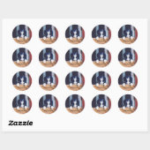 Cute Border Collie Puppy Dog Sticker (Vel)