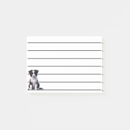 Cute Border Collie Puppy Post-it® Notes