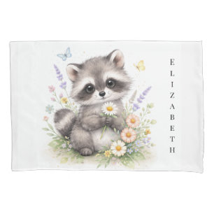 Cute Bos Baby Wasbeer Baby Borrelcadeau Kussensloop