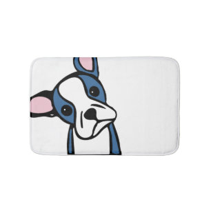Cute Boston Terrier Badmat