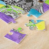 Cute Boston Terrier Love Puzzle - 520 Pieces Legpuzzel (Zijkant)