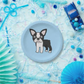 Cute Boston Terrier Papieren Bordje (Feest)