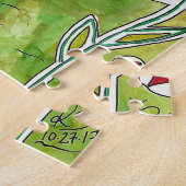 Cute Boston Terrier Puzzle - 520 Pieces (Côté)