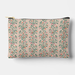 Cute botanisch blad streeppatroon op blozend roze etui