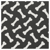 Cute Botten Pattern Black and White Stof (Close Up)