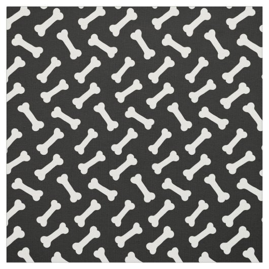 Cute Botten Pattern Black and White Stof (Swatch)