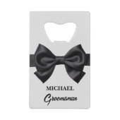 Cute Bow Cravate Groomsmen Mariage (Devant)