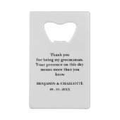 Cute Bow Cravate Groomsmen Mariage (Dos)