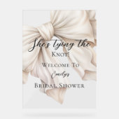 Cute Bow She's Tying the Knot Fête des mariées (Recto)