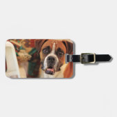 Cute Boxer Bagagelabel (Voorkant horizontaal)