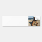 Cute Boxer Dog Bumpersticker (Voorkant)