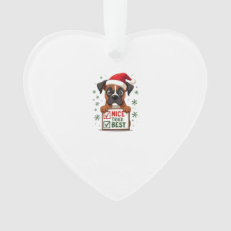 Cute Boxer dog Dog Christmas Nice Tried my Best  (