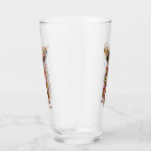 Cute Boxer Dog Funny Christmas Holiday Gifts Glas (Rechts)